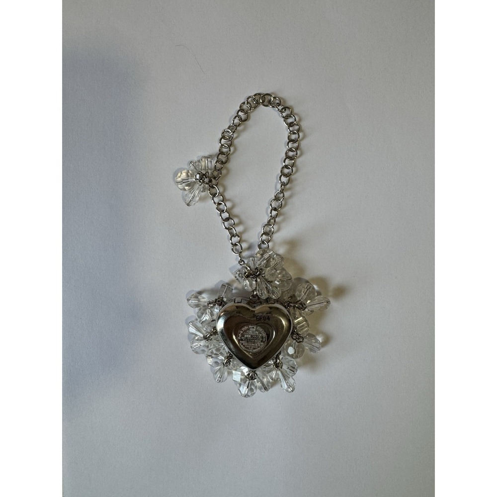 Dior Pretty Charm Heart Crystal Bracelet Silver - Picture 5 of 8